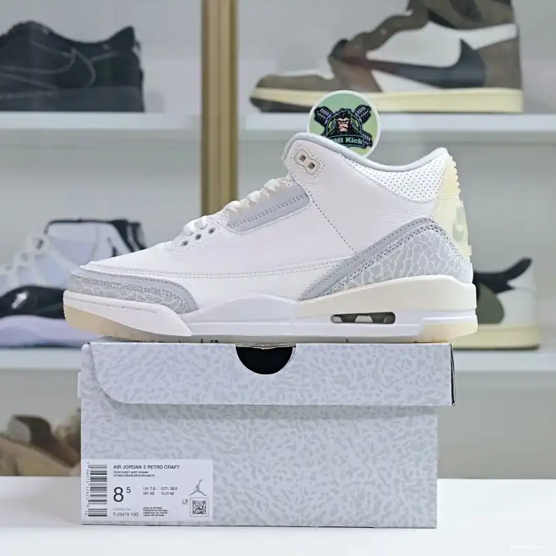Kimikick 3 Jordan Craft“Ivory” Air 0516